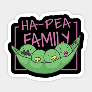 Pea vegetable family Sticker